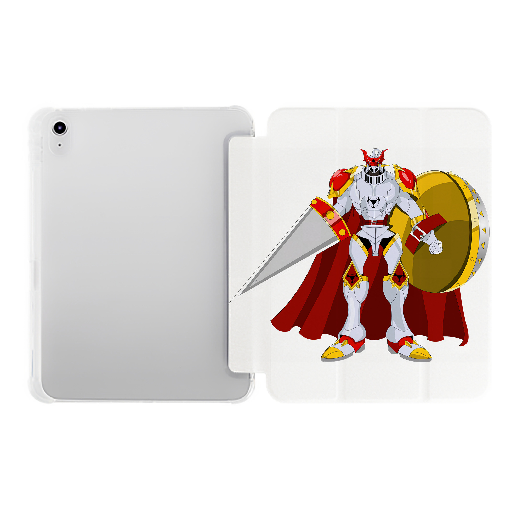 （画像用） Digimon デジタルモンスター/デジモン IPad ケース ペン収納付き 三つ折りスタンド PUレザー×シリコン 対応機種9.5/10.5/10.9インチ